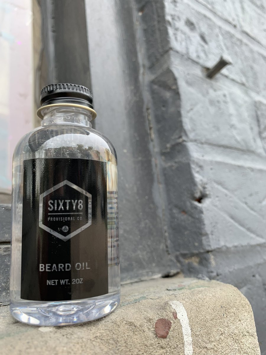 Sixty8Chicago's tweet photo. Sixty8 Chicago Beard Oil was created by a working barber for everyday use. Made in America in small batches, it helps soften coarse facial hair, moisturize the skin underneath, reduce beard itch, and keep your beard looking healthy.

Learn more at https://t.co/v4ZlwrGa8y https://t.co/uiCxeIO6iF