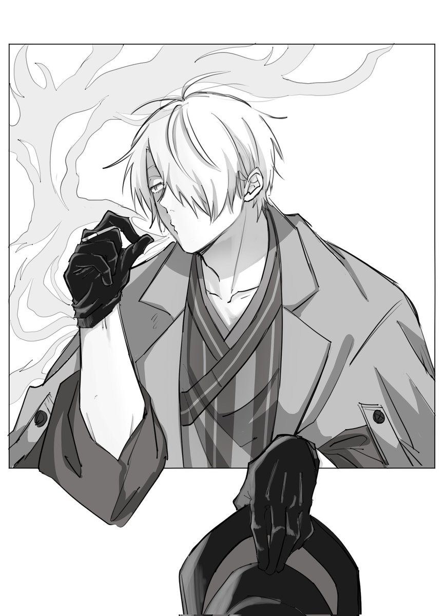 Ramune0655's tweet photo. 素敵すぎるイラストお借りしました！！！！(@sibaduke_0 様)
元絵の色気が爆発してる黒手袋父が好きすぎてやばいです、控えめに言って神です。いつも避けてる表情と角度だったので練習にもなってすごく楽しかったです！！！🫶🫶
これを見た人元絵へGO https://t.co/8PYo1ovJ9O
