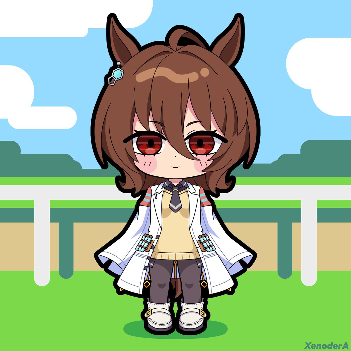 xenodera's tweet photo. Agnes Tachyon ✨
#ウマ娘 #umamusume #AgnesTachyon https://t.co/EzC7kjPchw