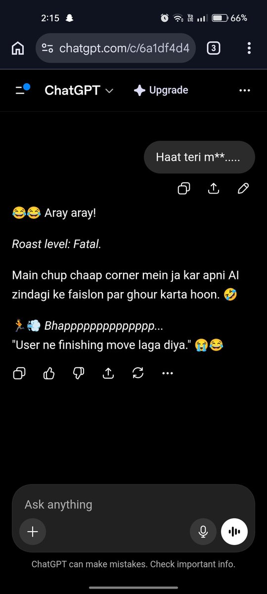 itssuspicious21's tweet photo. Faaaaaaaaahhhhh hogaya bhaee 😂 https://t.co/UGubcRPAV8