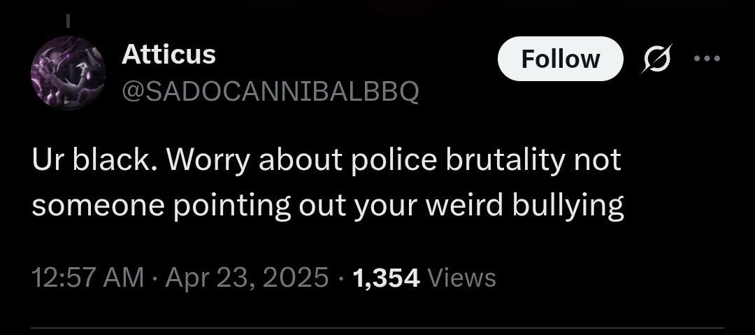 irnfsts's tweet photo. @undertakgore @criticalcryo we have screenshots of you being violently racist, what do you mean "untrue"?! https://t.co/3YKcUcCQRP