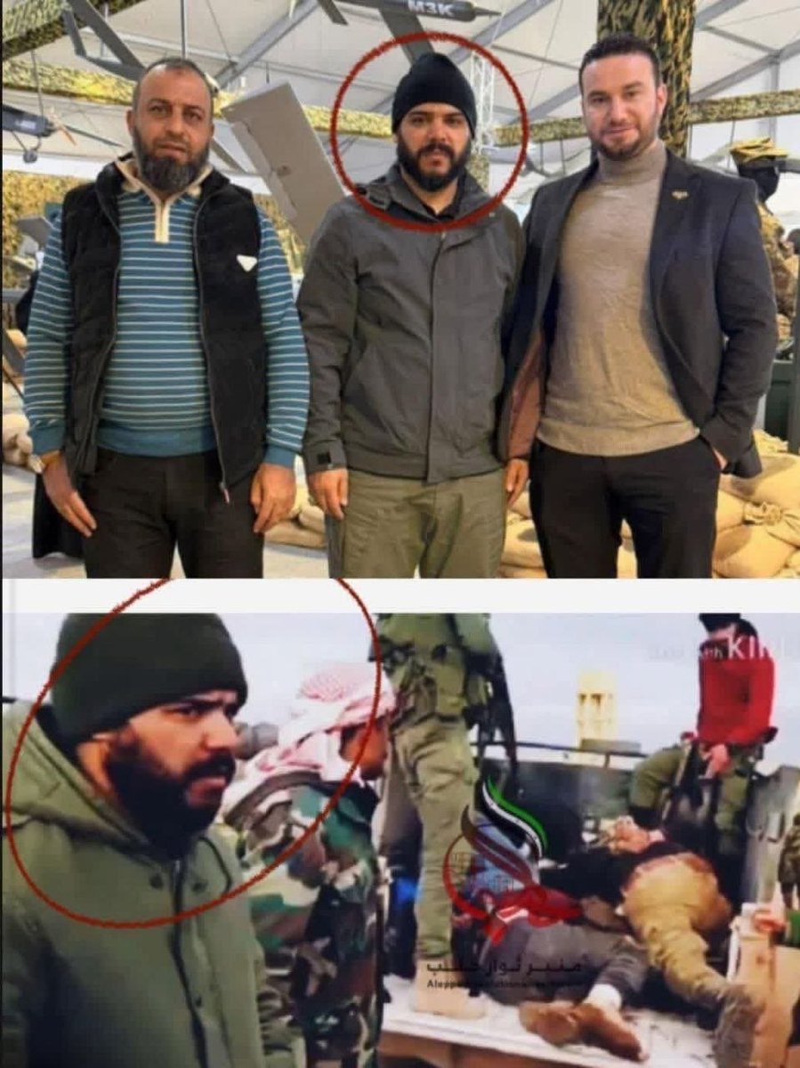 mohammdhosen111's tweet photo. لست أدري أهو غباء ام نقص بالمعلومات
المجرم حمزه المرعي 
القيادي في ميليشيا لواء الباقر ، يظهر إلى جانب المتحدث باسم وزارة الداخلية نور الدين البابا في حلب وكأنه قيادي ثوري. https://t.co/DlDZlRrP5d