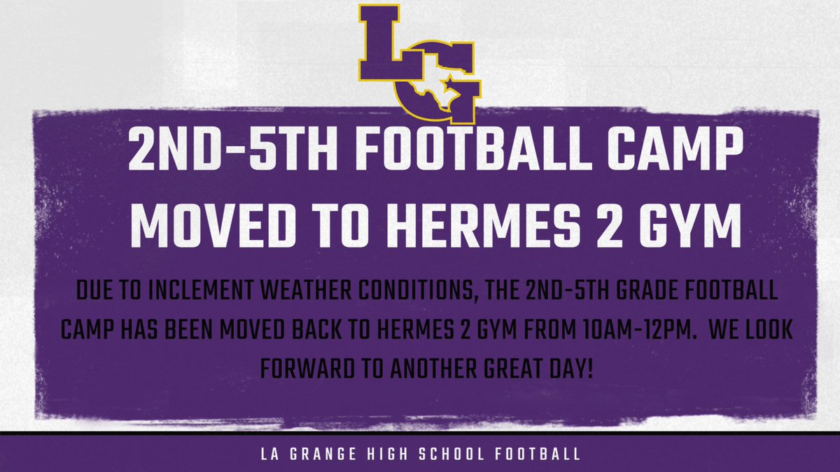 LaGrangeFB's tweet photo. https://t.co/zQ26jaZpD8