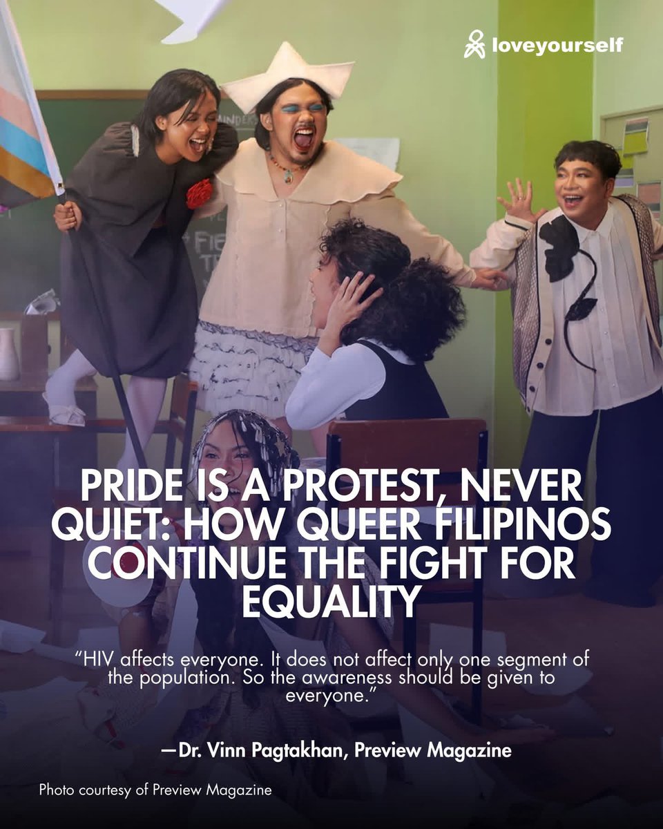 LoveYourselfPh's tweet photo. “HIV affects everyone. It does not affect only one segment of the population. So the awareness should be given to everyone.” — Dr. Ronnievinn Garcia Pagtakhan for Preview Magazine.

READ FULL ARTICLE HERE:
https://t.co/etIouc9MZr
https://t.co/etIouc9MZr
https://t.co/etIouc9MZr

#LoveYourselfPH
#PreviewPride2026
@previewph