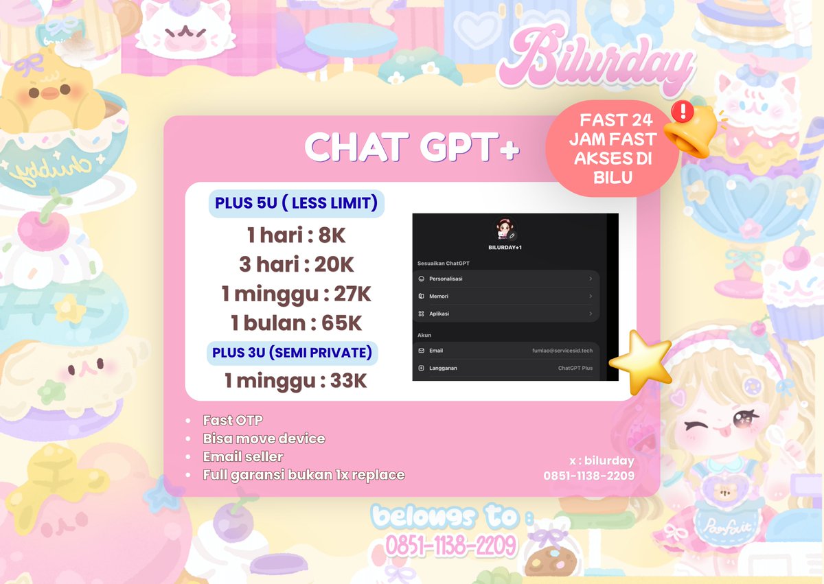 𝗕olu🍓 GPT CLAUDE 24 jam tweet media