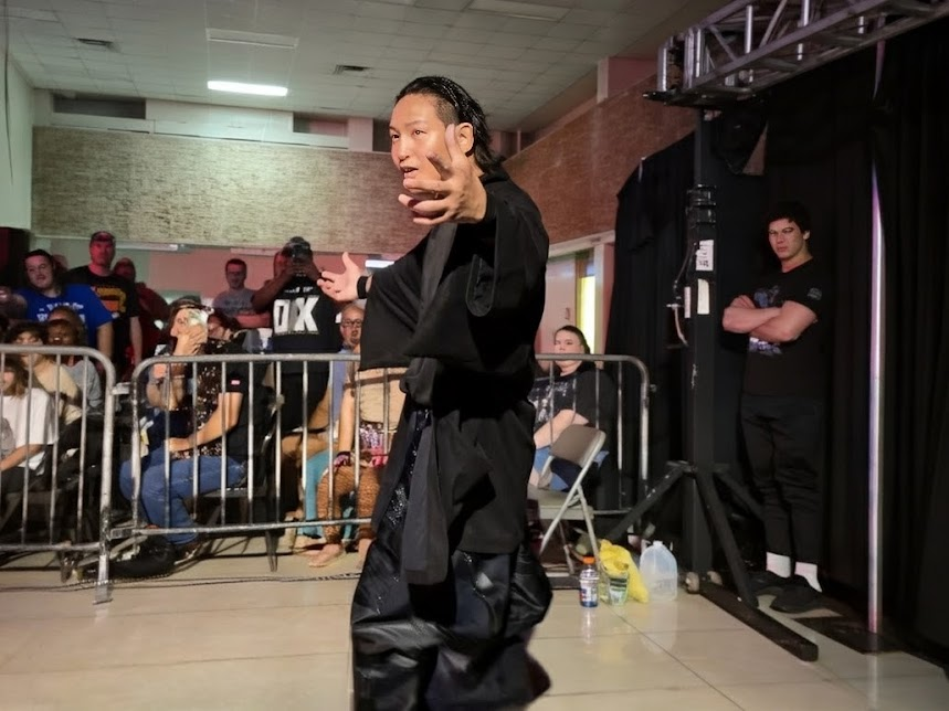 CarlosStoneking's tweet photo. We Love Chuck and we Love @Ulka_Sasaki and there was no question in #NXTJacksonVille that we were gonna see an epic match. #WWE #WWENXT #CharlieBitMe #SasakiSan https://t.co/Zv2HzOIRRl