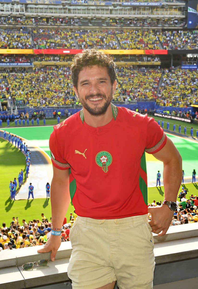 landpalestine's tweet photo. Game of Thrones star Kit Harrington joins the World Cup in support of Morocco https://t.co/2YUa2Dy8Aw