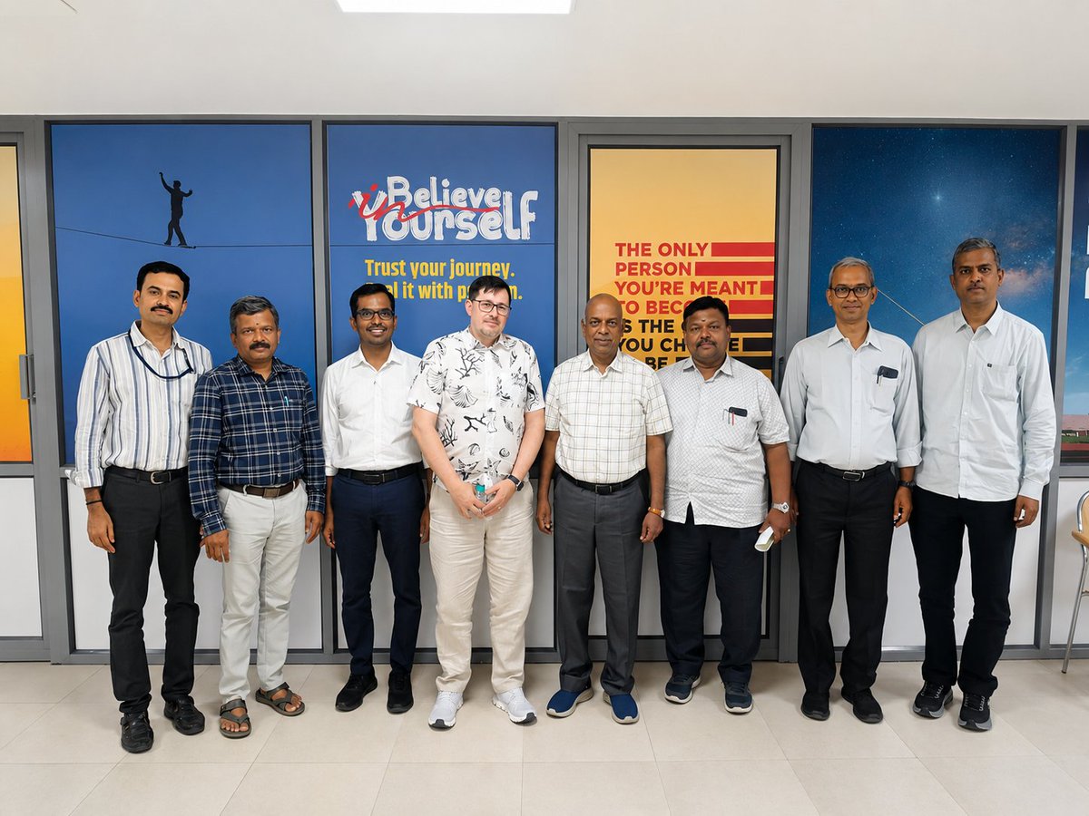 PSGInstitutions's tweet photo. PSG Tech hosted Mr. Tadej Kozelj and Mr. Karthik Srinivasan from AVIAT Networks, Slovenia & USA, for discussions on industry trends and technological requirements, strengthening industry-academia collaboration. 🤝
#PSGAndSonsCharities #PSGTech https://t.co/PrRudVFgtL