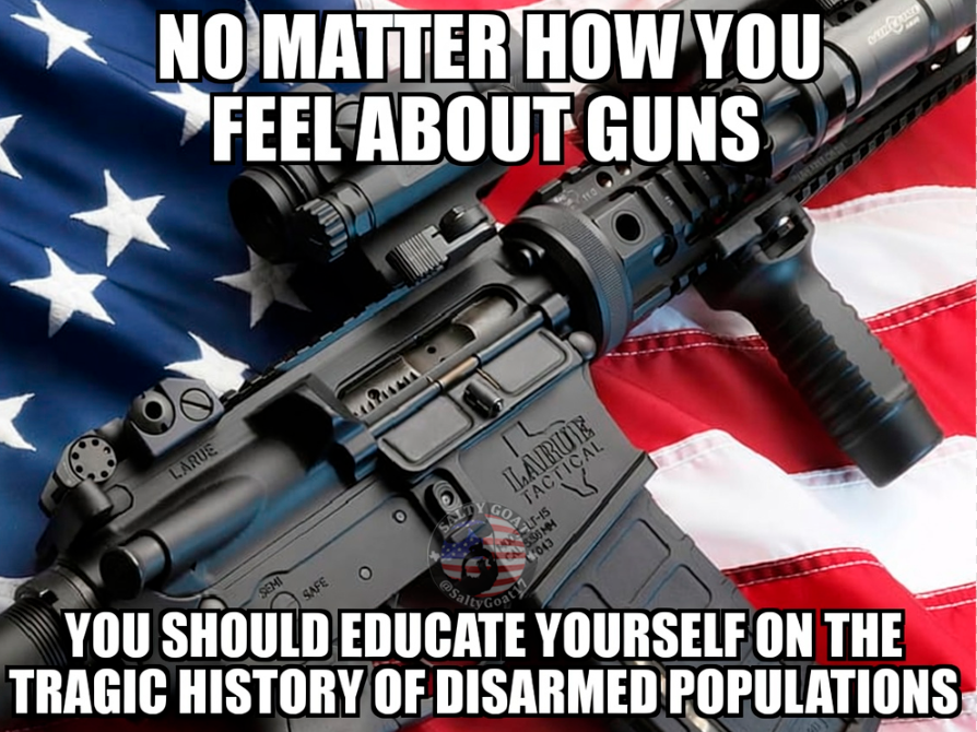 SaltyGoat17's tweet photo. FACTS!!

There are mass graves all around the world with people in them that said "My country wouldn't do that!" https://t.co/yxAGqlVcsu