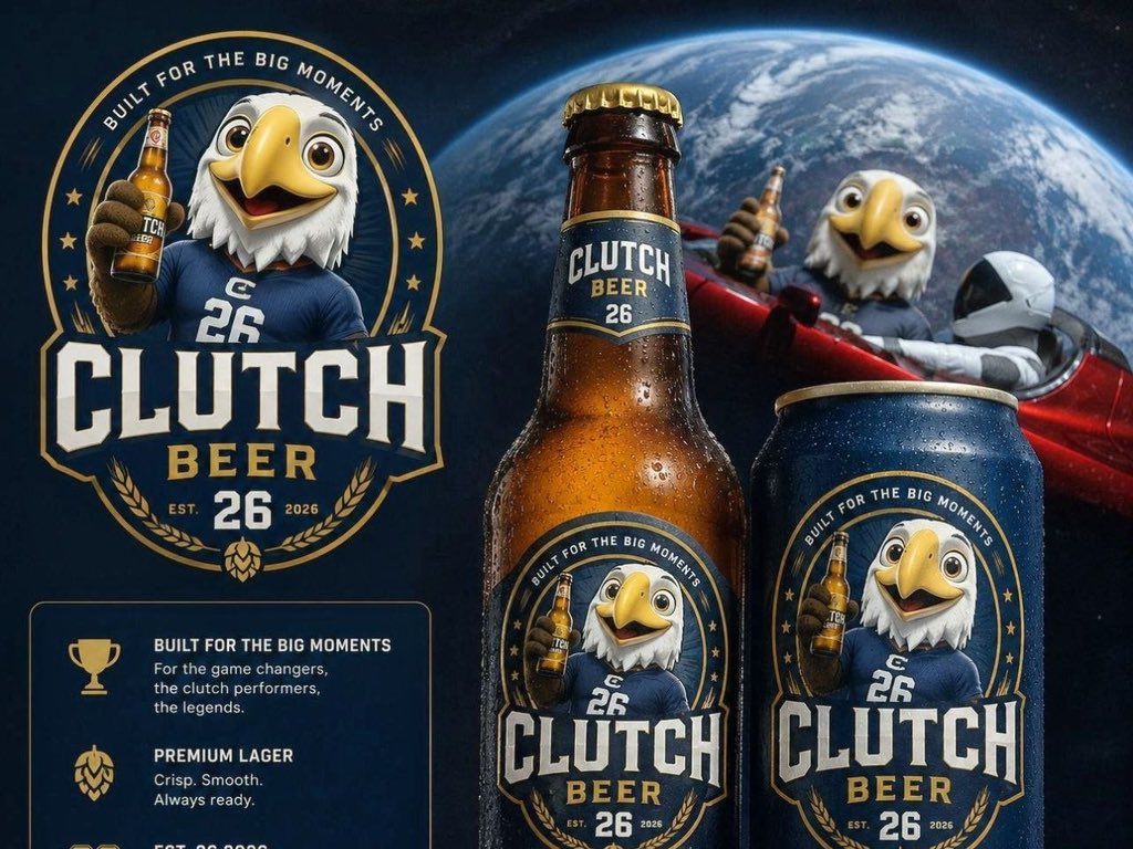 CLUTCH MASCOT | OFFICIAL 2026 tweet media