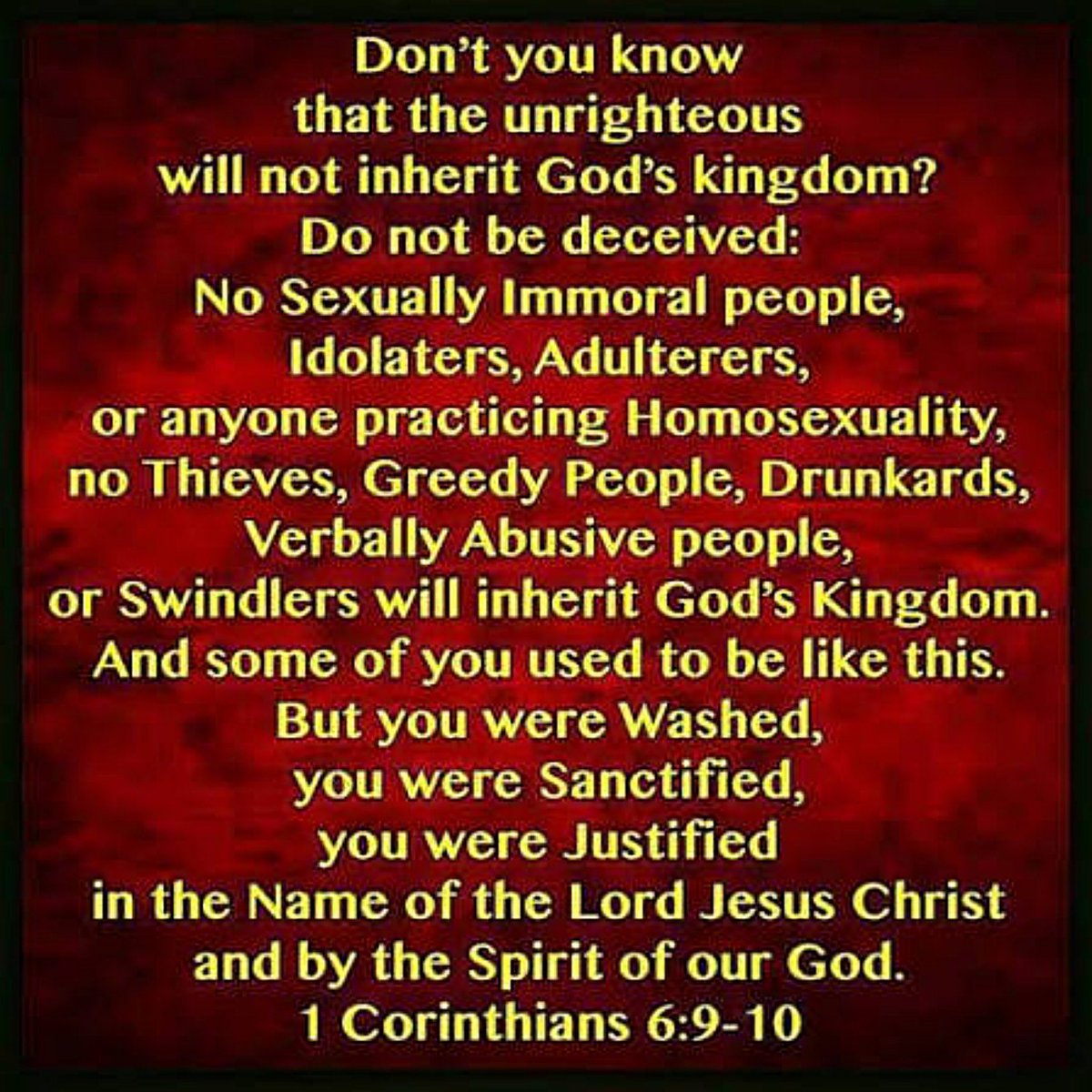 sandraward801's tweet photo. @WellsJorda89710 This is not of GOD.
This is, instead, the Synagogue of Satan.
Know The Difference.
You cannot drink the cup of the LORD and the cup of demons. You cannot partake of the table of the LORD and the table of demons.
~1 Corinthians 10:21
#Christian
#JesusIsLord โ๏ธ
#ServeGod https://t.co/BB9M0GoCKc