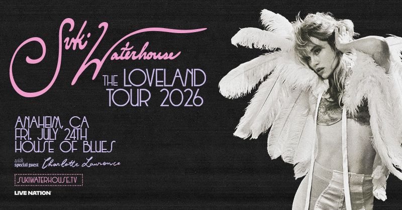 HOBAnaheim's tweet photo. JUST ANNOUNCED! @sukiwaterhouse is bringing The Loveland Tour to HOB Anaheim on Friday, July 24! All Access presale begins Wednesday, June 17 @ 2pm🫀

🔗 https://t.co/VHSblhHPrk https://t.co/8IMYnRZGFj