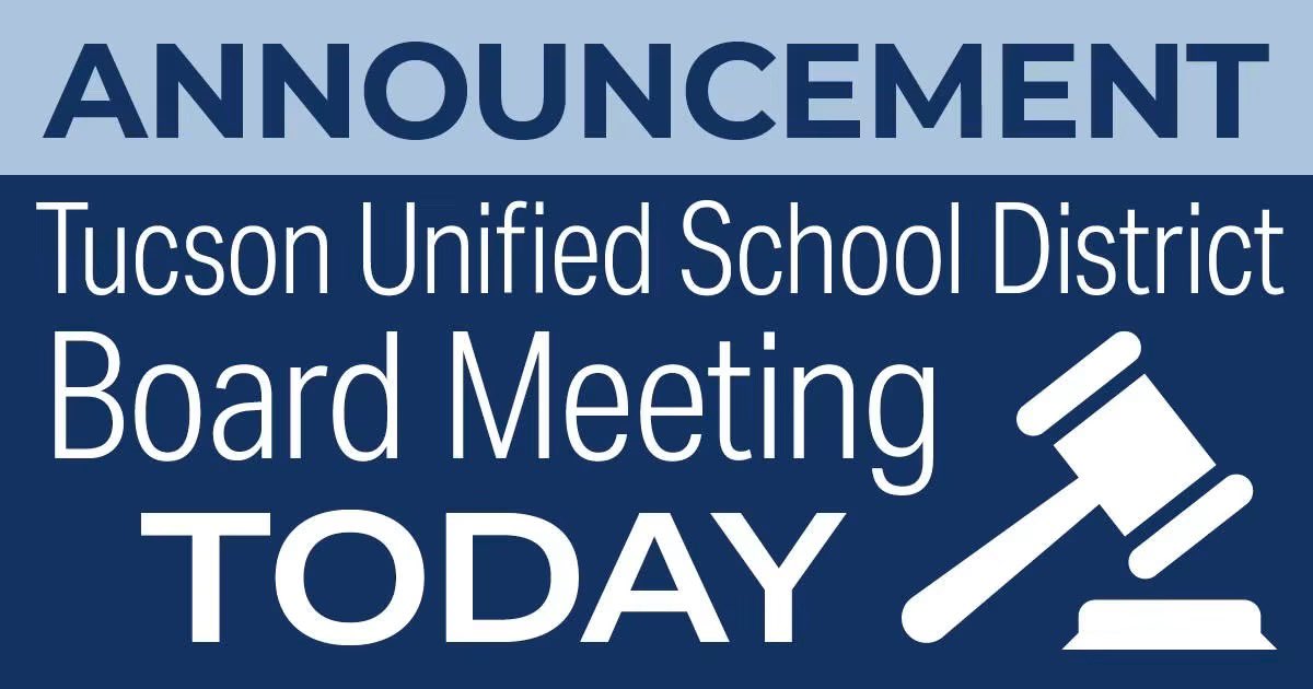 tucsonunified's tweet photo. TUSD Board Meeting Today!
📍Multipurpose Room, Duffy Community Center 5145 E. Fifth Street, Tucson, AZ
🕠️Open Session 5:30 p.m.
Due to technical issues with Diligent Community, the Governing Board meeting agenda is available on TUSD website https://t.co/SI8OsKEDCv. https://t.co/FijqV21SGM