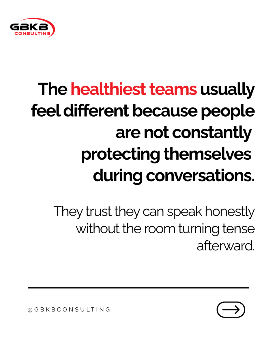 BushGerald14's tweet photo. You can usually tell pretty quickly which teams can handle difficult conversations, and which ones canโt.
See how we can help organizations build healthier workplace cultures: https://t.co/2fD0VD1uQj
#ExecutiveLeadership #TeamPerformance https://t.co/UlPCeQ2ZFA