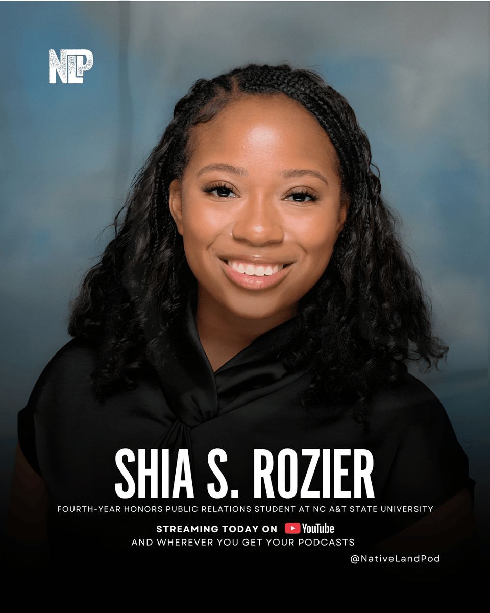 nativelandpod's tweet photo. #NLPFam, we have a lot for y'all to look forward to today!

First up, Christina Sanders, Shia Rozier, and Jyanne Guide from The Andrew Goodman Foundation are joining Angela live at 3PM EST on YouTube @NativeLandPod 🎧

We'll see y'all there! https://t.co/FGnS33Kpvv