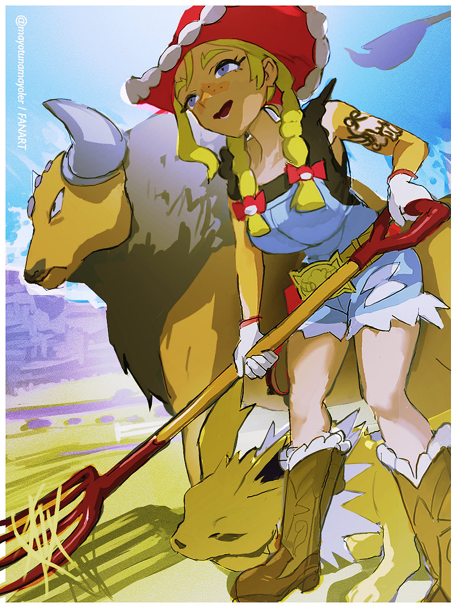mayotunamayoler's tweet photo. Kitt’s Tauros &amp; Jolteon https://t.co/vJP0We30eT