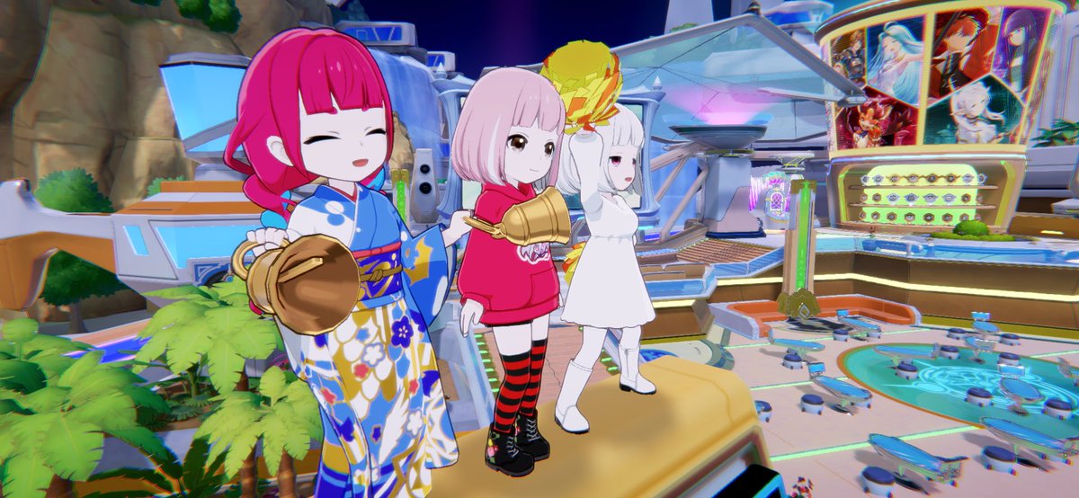 pizamaru8's tweet photo. ラウンジで椅子について熱く語るギルド。 https://t.co/dtYHArhRt7