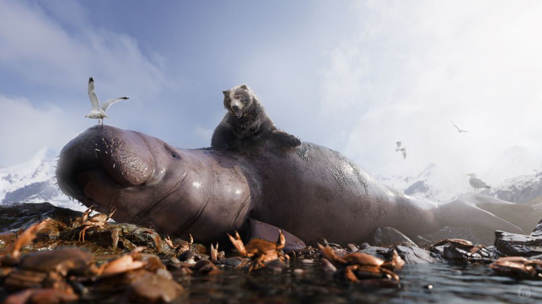 PaleoWatcher's tweet photo. Some more of the wonderful concept art/BTS from Prehistoric Planet S03🦣
​I really wish we could get another Ice Age season...
#PrehistoricPlanetIceAge https://t.co/P09MrzLUYY