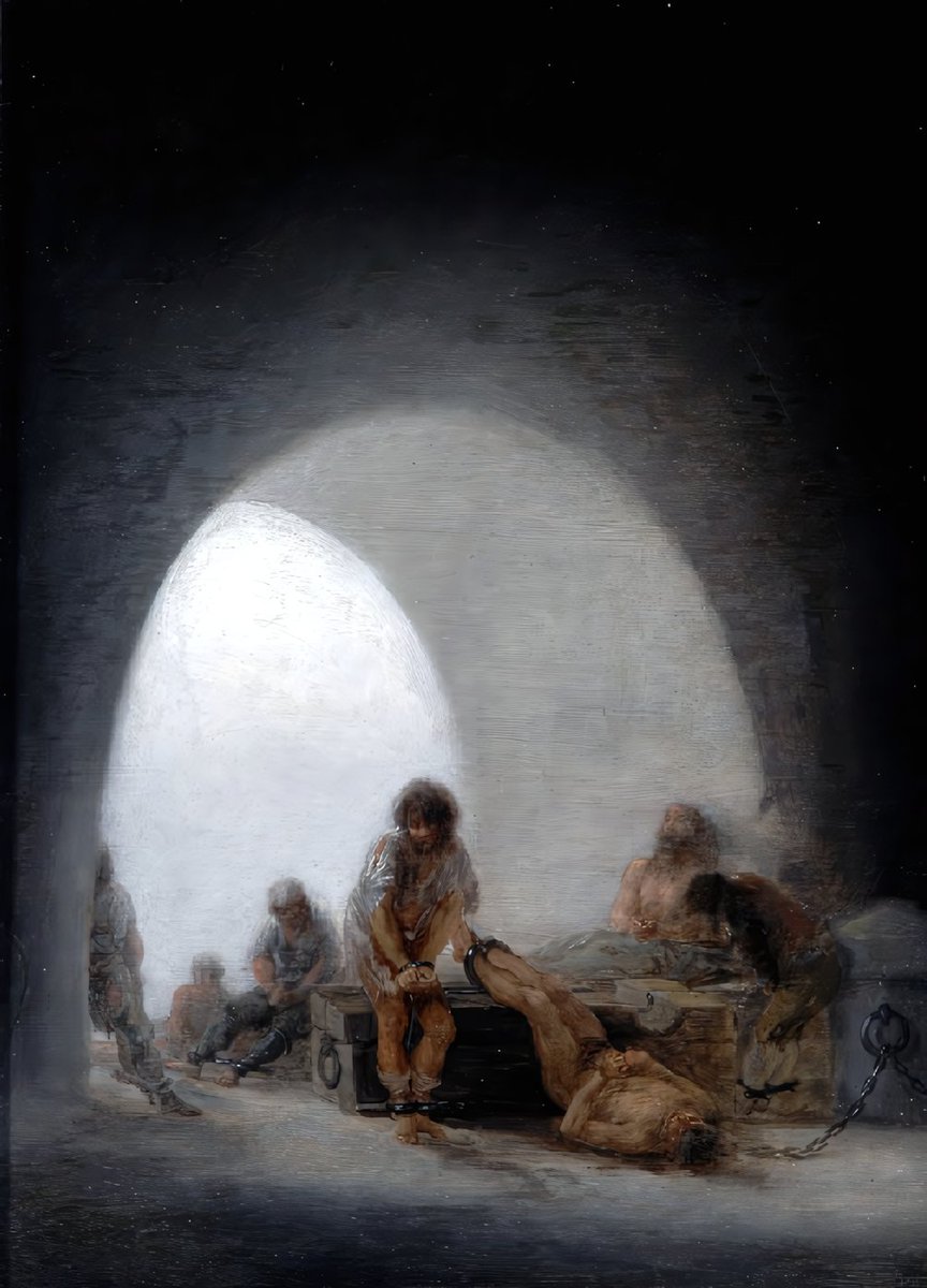 SophiaFioren's tweet photo. “Prison Interior”, Prison Interior, Spanish, Spain, 1793. https://t.co/JXkHSXytDA