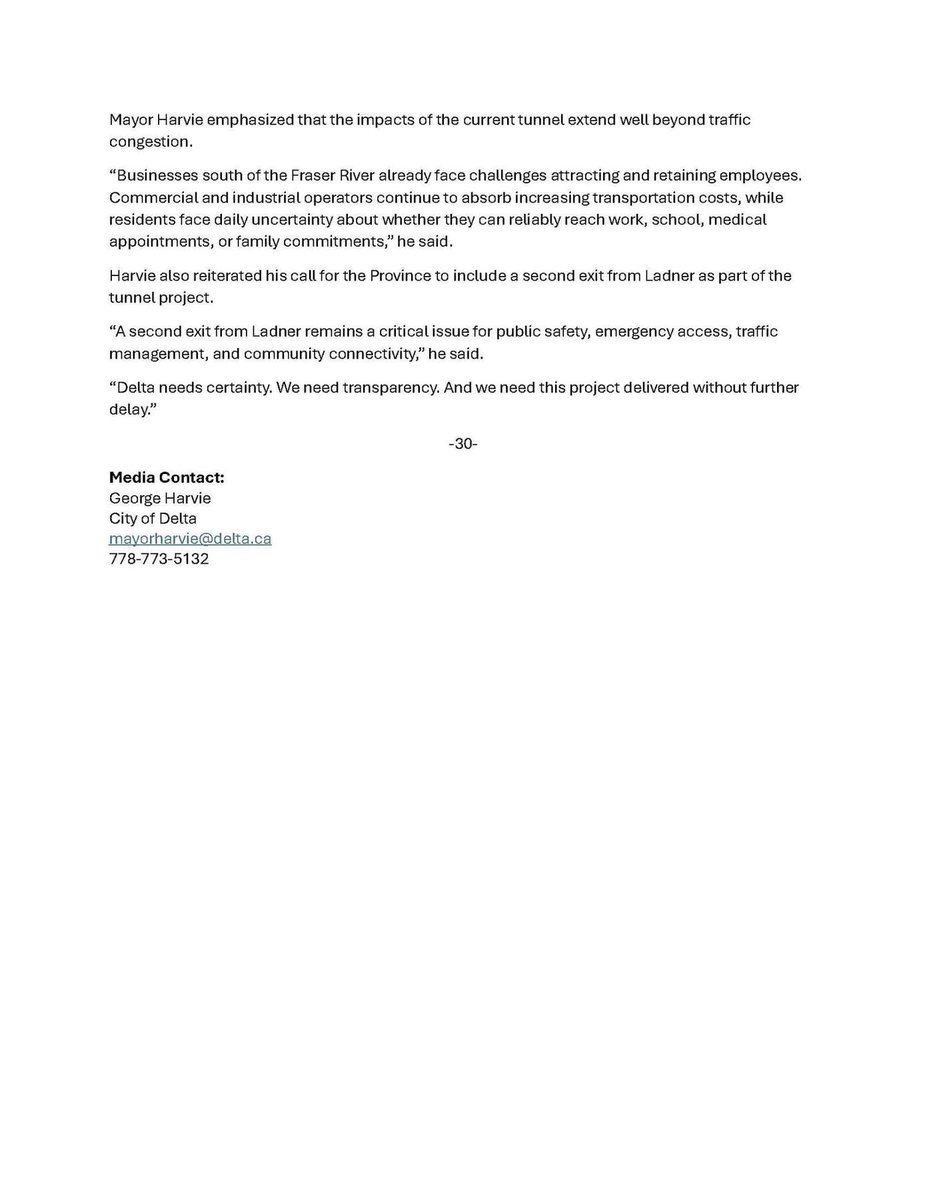 Mayor George Harvie tweet media