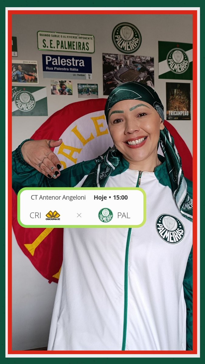 LuaPalmeirense's tweet photo. 🐖𝗛𝗼𝗷𝗲 𝘁𝗲𝗺 𝗣𝗮𝗹𝗺𝗲𝗶𝗿𝗮𝘀 𝗲𝗺 𝗰𝗮𝗺𝗽𝗼

🐷 Criciúma X Palmeiras
🏆 Brasileiro Masculino Sub-20
🔸 16ª Rodada
🏟️ CT Antenor Angeloni
⏰ 15 horas
📺 Uol Play

🇮🇹🇮🇹🇮🇹🇮🇹🇮🇹🇮🇹🇮🇹🇮🇹🇮🇹🇮🇹

#sep #palmeiras #crixpal #brasileiraosub20masculino #brasileiraosub20 https://t.co/r92jKvy2sc