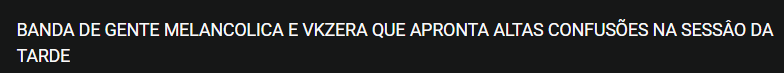 lexibyss's tweet photo. Pra estar na minha banda, os requisitos minimos são:
- Ter depressão
- Ser meio lélé
- Ser do Vk vampiresco
Ter os trés será um diferencial na contratação. https://t.co/13sGq43vD4