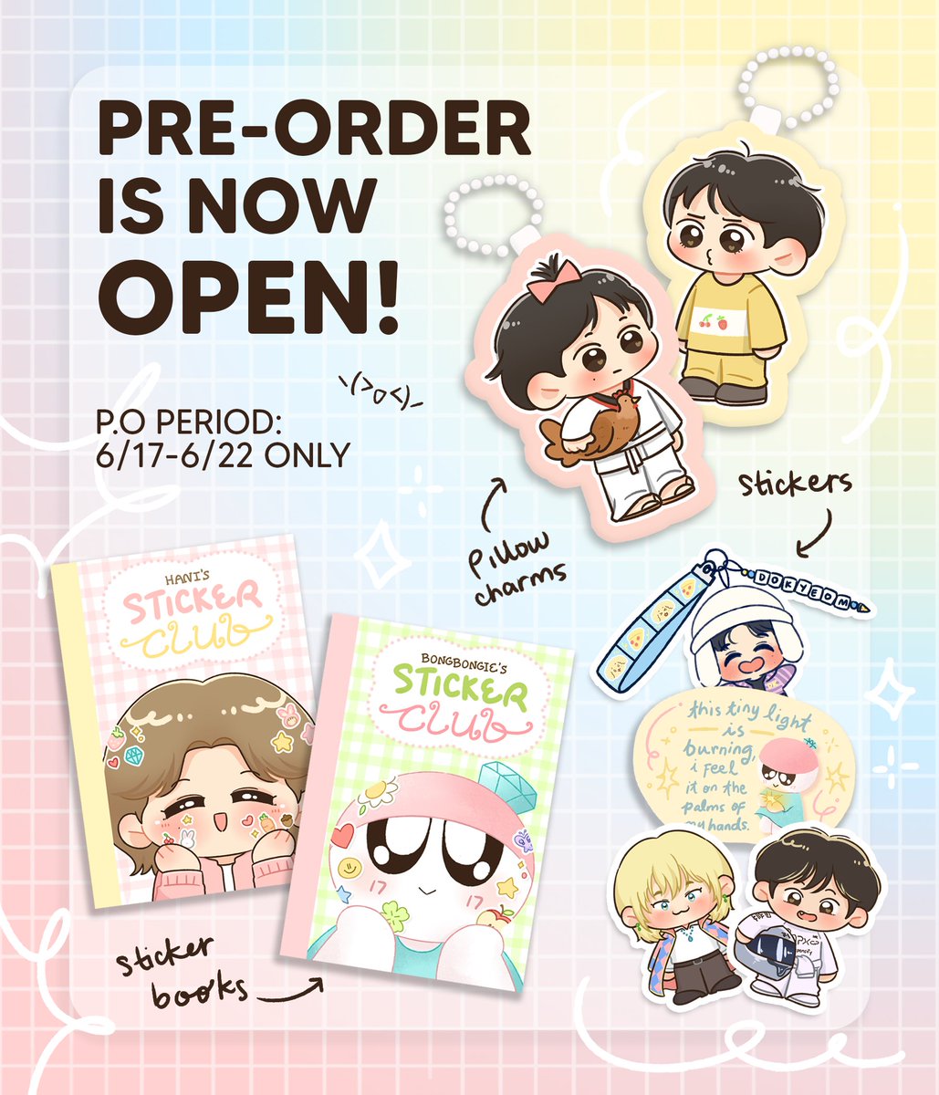 lovi_illust's tweet photo. [plz help rt, thank u! ><]

pre-order is now open! ᕕ( ᐛ )ᕗ
p.o period: 6/17 - 6/22 only.

Order form: https://t.co/i33qB85bxK

Feel free to dm me if u have questions! ^^ https://t.co/vRm4DYhNpn