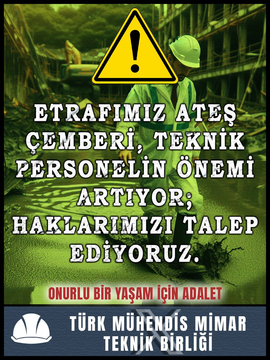 sakin56577's tweet photo. @MHP_Bilgi Şantiyede can güvenliği riski, masada yargılanma riski alıyoruz; karşılığında reva görülen bu komik maaşları kabul etmiyoruz. #TeknikPersonelSıkıntıda #ÖğretmenlerAçlıkGrevinde https://t.co/ndsi5LhkKJ