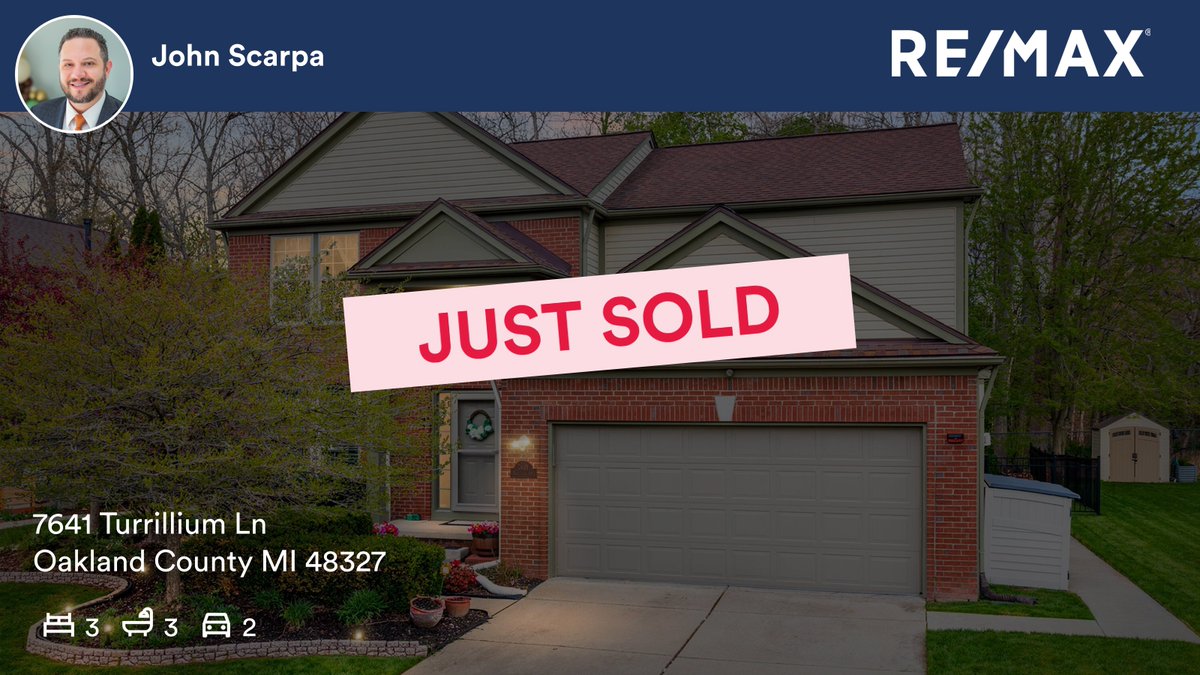 scarpagroup's tweet photo. 🛌 3 🛀 3 🚘 2
📍 7641 Turrillium Ln, Oakland County, MI, 48327

My latest sale on RateMyAgent.
https://t.co/s7f7jGs4lu

...
#ratemyagent #realestate #remaxclassic #remax #remaxhustleMI Broker 6506049012 https://t.co/g1UFzonmOX