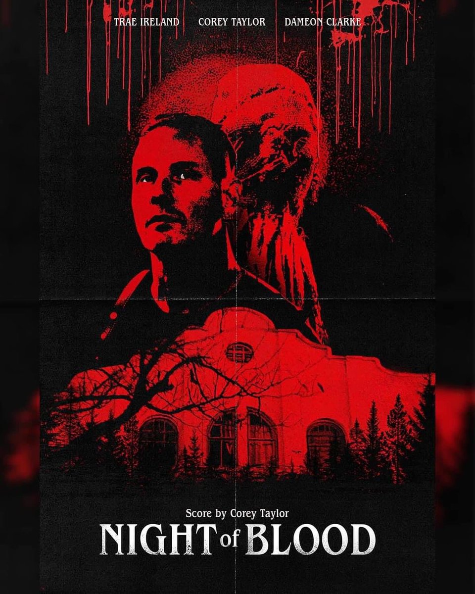 PuffDavvy's tweet photo. “Night of Blood,” starring Corey Taylor (Slipknot), premieres today on VOD and Screambox! I had fun music supervising and working with @coreytaylor and @jayruston on the score. Check it out…if you dare! #nightofblood #coreytaylor #horrorfilm #musicsupervisor #expressiveartists https://t.co/tdMnBdj5JY