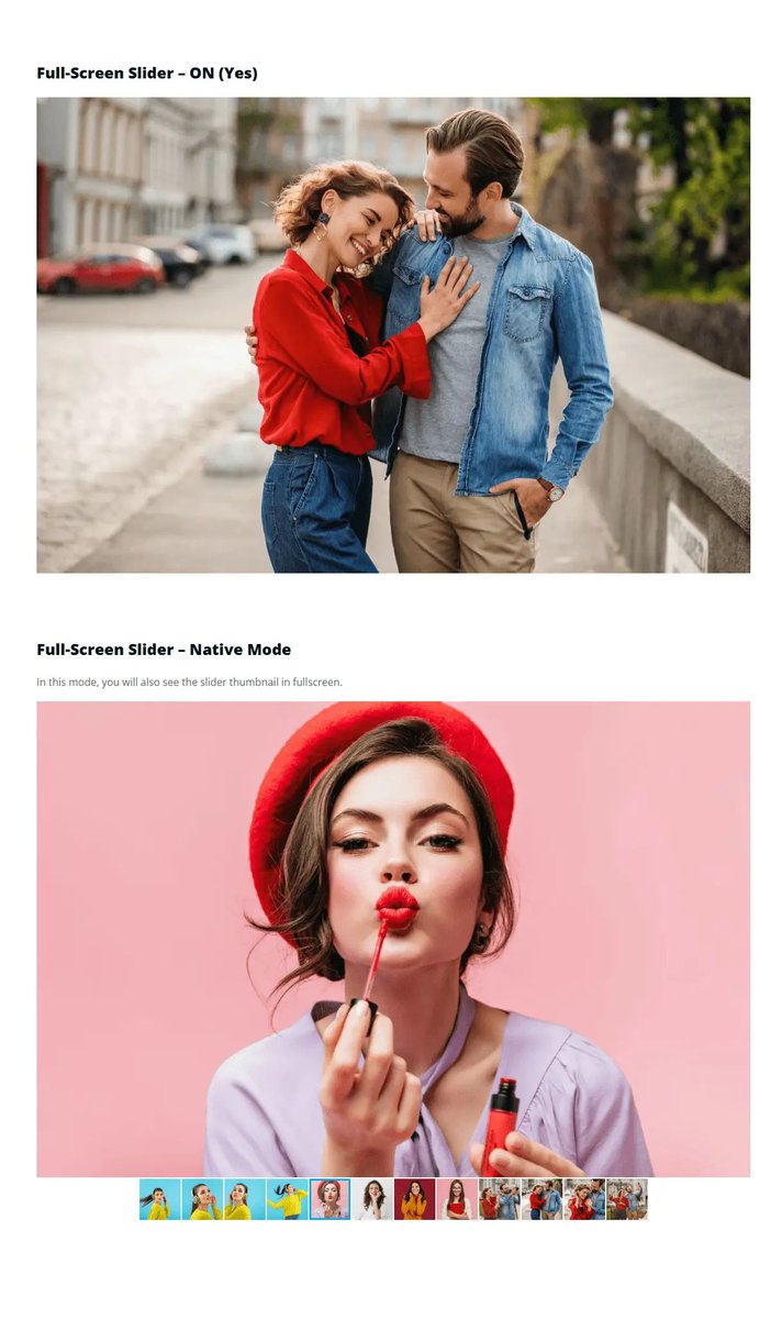srkkhn007's tweet photo. Responsive Slider Gallery Premium creates immersive, full-screen image slideshows complete with fluid thumbnail navigation and touch-friendly controls.
Use coupon code "BIGSAVE"
Elevate your homepage: https://t.co/z5hR0IXq6I
#WebDesign #UIUX #WordPressPlugins #VisualMarketing https://t.co/5svQl1IiV5