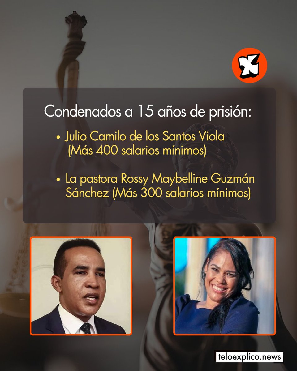 Teloexpliconews's tweet photo. Estos fueron los condenados y absueltos en el caso de desfalco millonario al Estado
𝗔𝗺𝗽𝗹í𝗮: https://t.co/hBbRo0ynqf...
#TeLoExplico #TeLoExplicoNoticias #TeloExplicoNews #Condenados #Sentencia #CasoCoral https://t.co/OUWu9w5udl