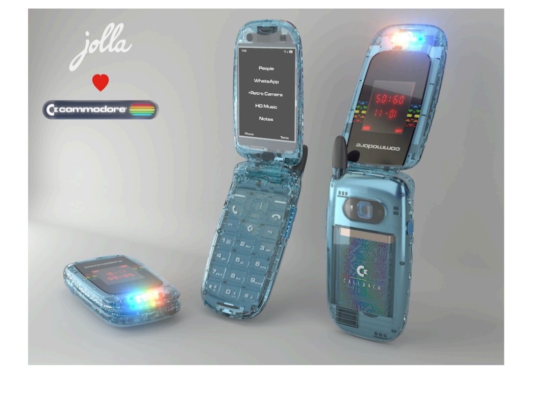 CommodoreSpain's tweet photo. Parece que la moda #retro llega a la telefonía 😅. Se prepara el lanzamiento del #Commodore #Callback8020. Un #teléfono para desconectar del #smartphone pero teniendo  lo básico. No sabemos si tendrá éxito , pero no deja de ser curioso estás alianzas comerciales 😅 https://t.co/VVsqxU5Isj