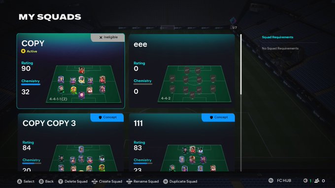 BigBoss9795's tweet photo. @EASFCDirect Fuck you @EASFCDirect with that trash update now can't choosed any of my 30 squads who have because the game is freezed and i must be closed the fucking game https://t.co/6wN3gLBC5d