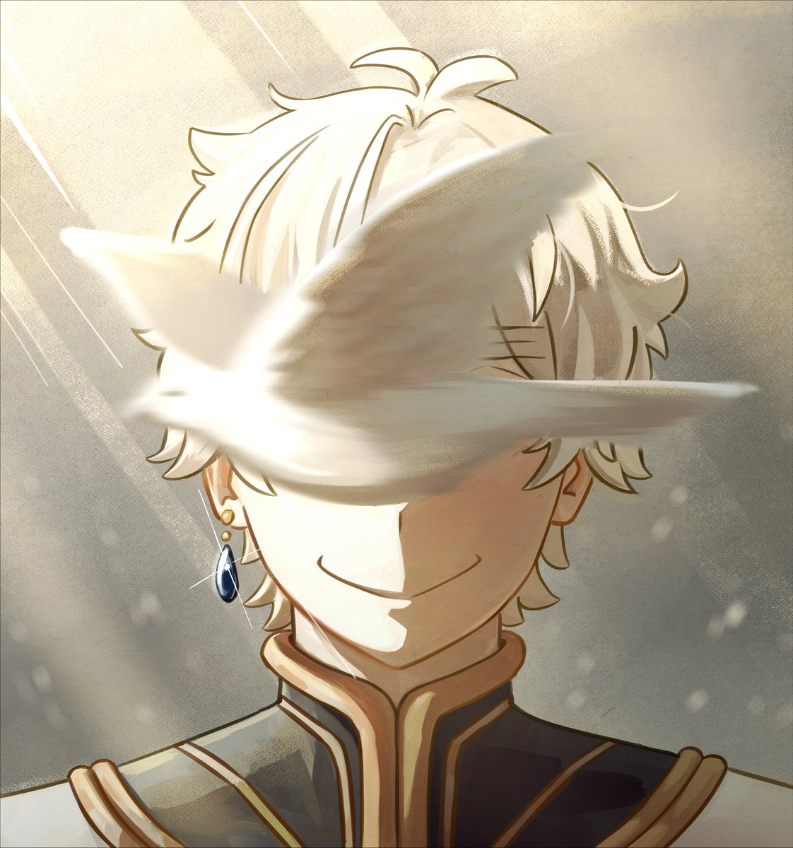 MayngoMay's tweet photo. A man asked the Sword Satan, Reinhard van Lucifer, a simple question:

"What is a high-tier human to a low-tier god?"

That man's name? The Archbishop of Kindness, Regulus Corneas. https://t.co/7LT5YmL3kl