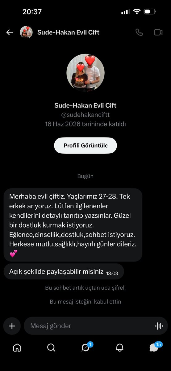 ciftlerin_yeri's tweet photo. Kendine güvenen tek erkek isteyen genç çift https://t.co/L7Pl3CWEpG
