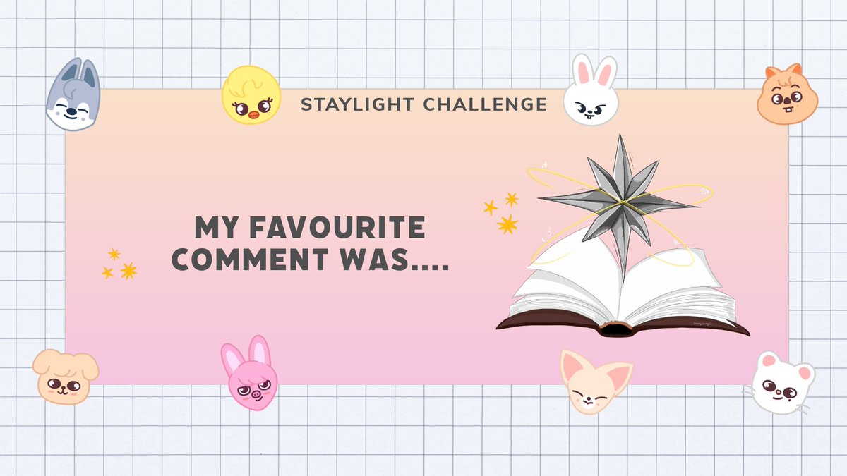 staylightchall_'s tweet photo. 🗣 Calling artists and writers ! ✨️

We know it can be hard to come up with the words to express our love for fanworks, but we want to help everyone engage with the community, so: 

We are calling you to share w us your favourite comment you received 📝 
💬comment below or qrt! https://t.co/oBt5wyWYRH
