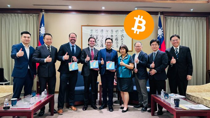chairbtc's tweet photo. 台湾中央银行与比特币政策研究所会面，讨论采用“比特币作为储备资产”，香港台湾都拥抱比特币了，下一个是不是该轮到澳门了 https://t.co/7Ygrsk2bRF