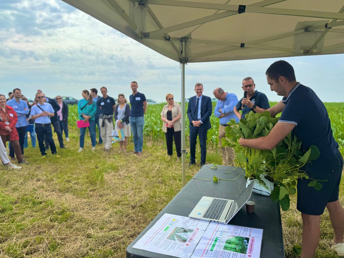 Image de Préfet du Val-d'Oise - 🌾🚜 #Agriculture #Innovation | À Vallangoujard, Préfet du Val-d'Oise a visité ce matin la plateform