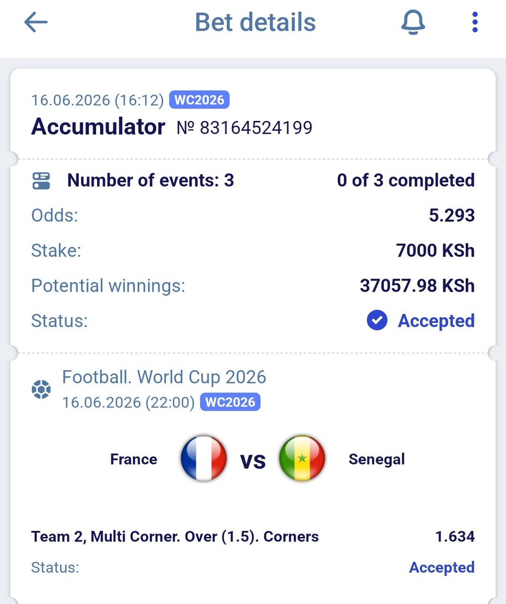 Betspherek's tweet photo. Cash Out On This 5 Odds Tonight
Bet Of The Day 

Paripesa code:: M1CP4

𝐍𝐨𝐭 𝐨𝐧 𝐏𝐚𝐫𝐢𝐏𝐞𝐬𝐚 ⤵️ 
Register here📱https://t.co/z6msLnqOp9
App:: https://t.co/YJjsQdYehM

Use Promocode:: WINSBET https://t.co/X4x9rwya4S