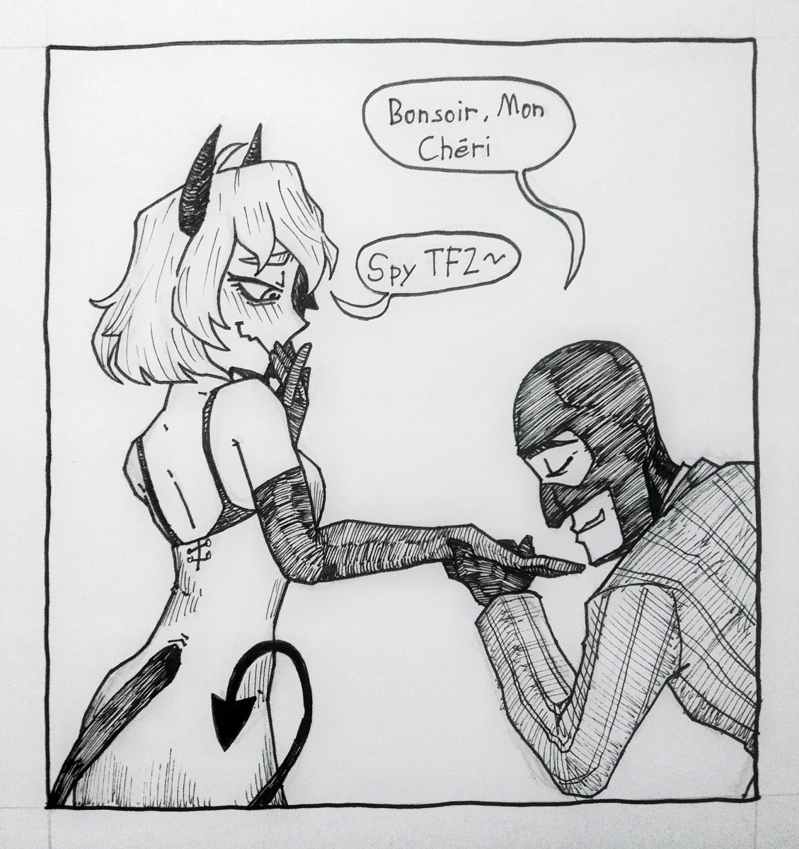 AjKorou_504's tweet photo. #Helltaker #TF2 #Helltakerfanart #TF2fanart https://t.co/50MvEuApiF