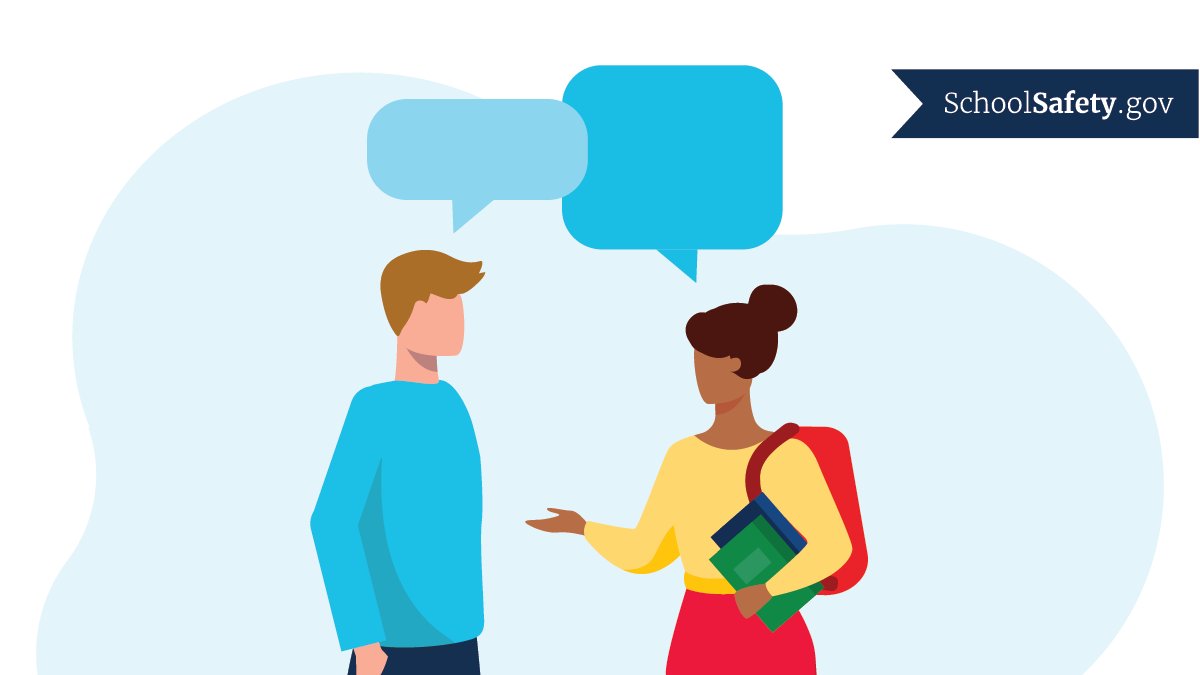 SchoolSafetyGov's tweet photo. How you talk to students about underage drinking matters. Make sure to show them that you care, use positive personal stories, and help them build an exit plan when faced with peer pressure.

Learn more from @samhsagov: https://t.co/YuccLEF5LU https://t.co/LBpSp1WqFY