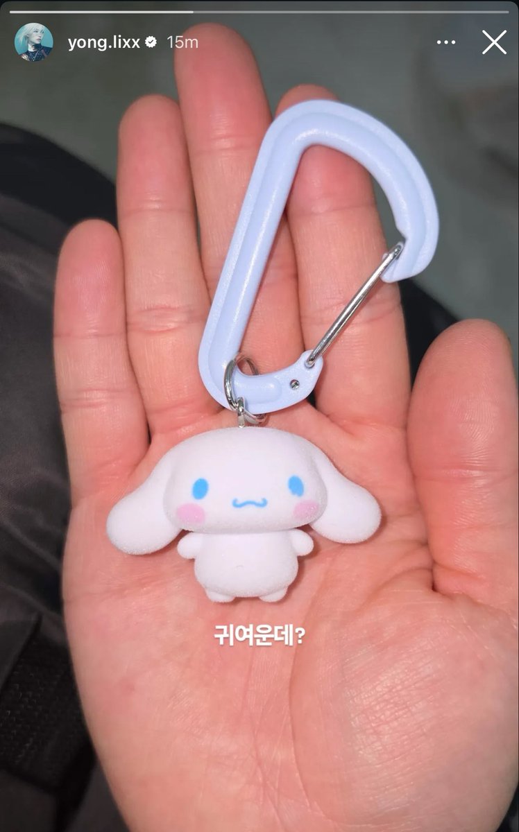 evgmonn's tweet photo. no i mean why did felix post cinnamoroll of all things when they have a sanrio collab and his character is my melody???? im crying, im choosing to be delulu guys don’t judge me 😭😂 https://t.co/flbULhRbJS