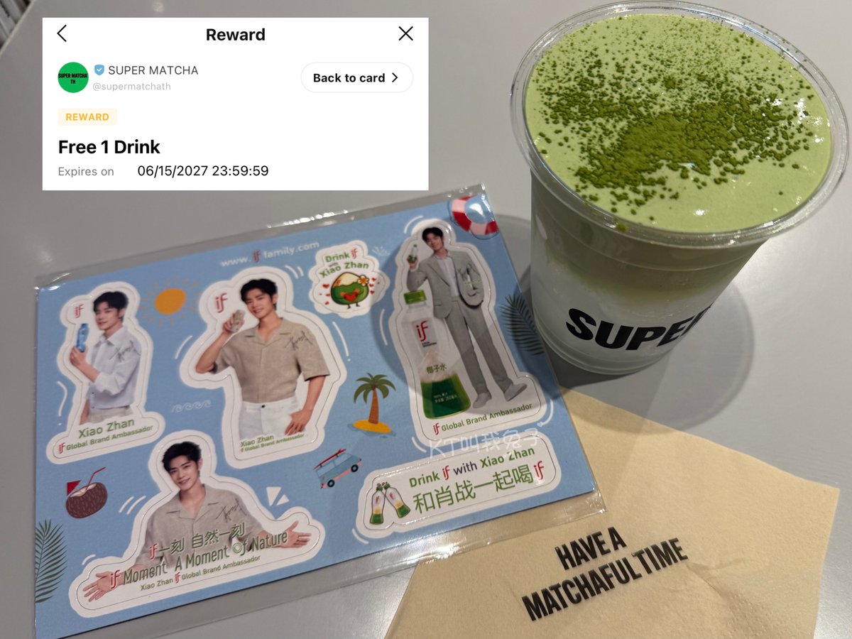 KTZZXZGG's tweet photo. จากที่ซื้อผ่านเดลิเพื่อ magnet พี่จ้านของอีฟ วันนี้แวะไปถามว่าสะสมแก้วย้อนหลังได้มั้ยและเปิดทวิตด้านล่างให้ดู พนงที่ Central Park น่ารักมาก ช่วยโทรเช็กให้ แล้วให้สะสมได้หมดเลย ขอบคุณมากค่ะ

ป.ล. ที่สาขามีแม็กเน็ตอีกประมาณ 10 อันนะ เผื่อใครไปลองถามดูก่อนค่ะ https://t.co/Mcomhscivw