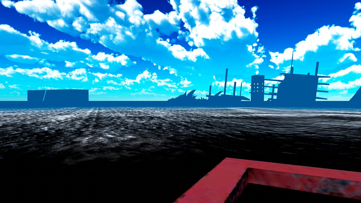 ALLphALyra's tweet photo. 遠くに見える「主」の影にお～！
とか言ってたらこれですよ
またリベンジしに行かないと

水没都市 -Sunken city- - VRChat https://t.co/JtyOKmME61 https://t.co/NgBXW4vUCx