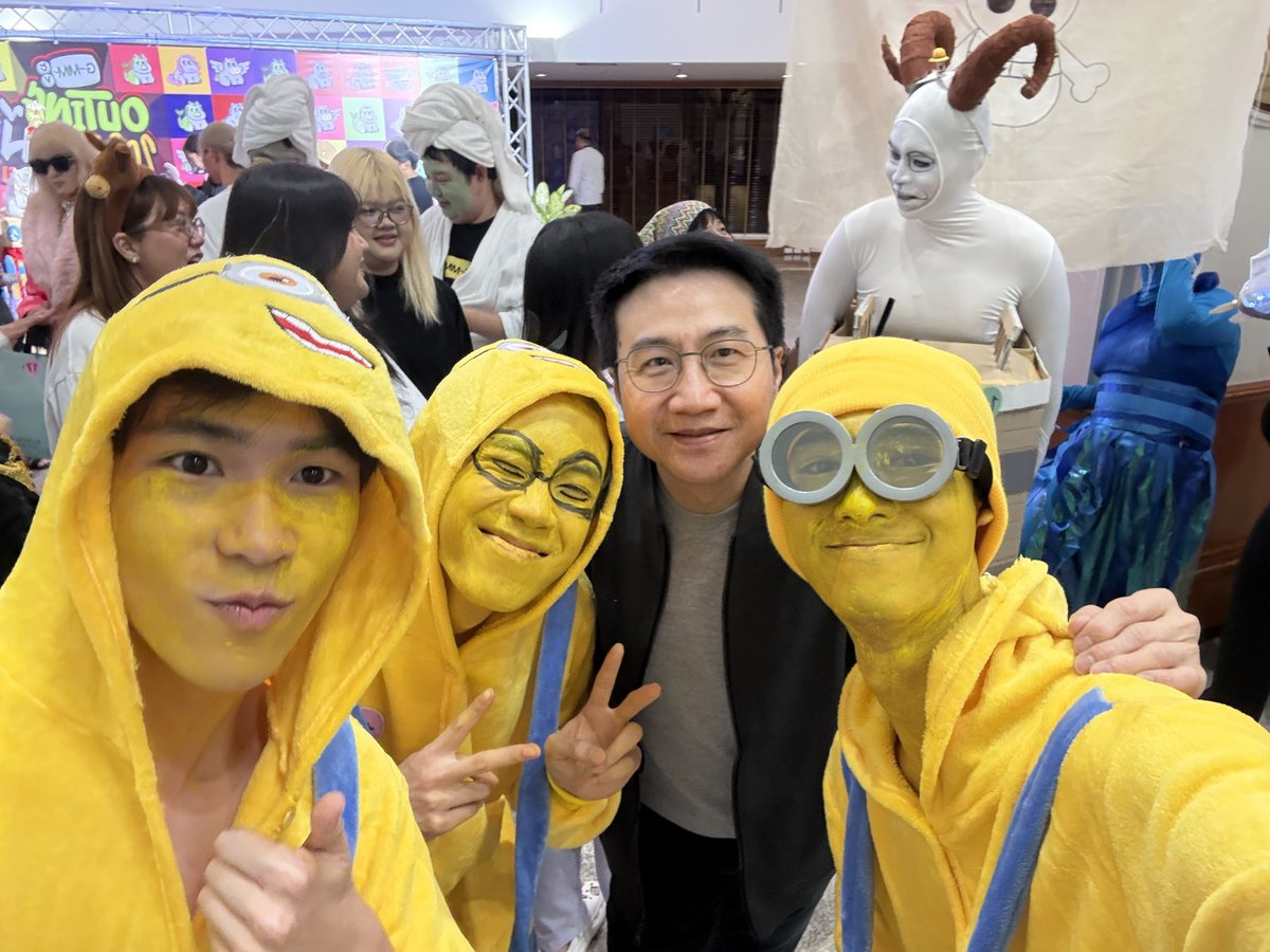 titxn567's tweet photo. Minion &amp; the big boss Gru
#titanchayuth #gmmtvouting2026 
@mmatasby @Tata_tarnpol @GMMTV https://t.co/s7WhZWI3LN