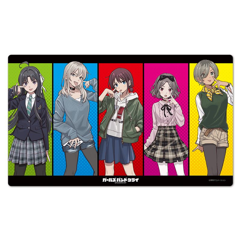 コレイズで予約開始！ ガールズバンドクライ_キャラクターラバーマット
