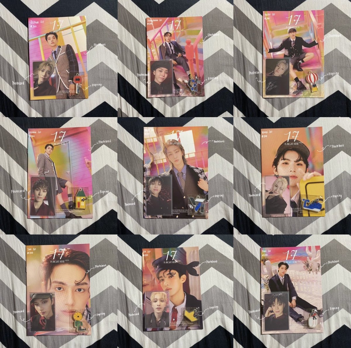 kaecartz's tweet photo. u can choose 2 sets of these photocards of seventeen as freebies https://t.co/HHeXgAVOgR