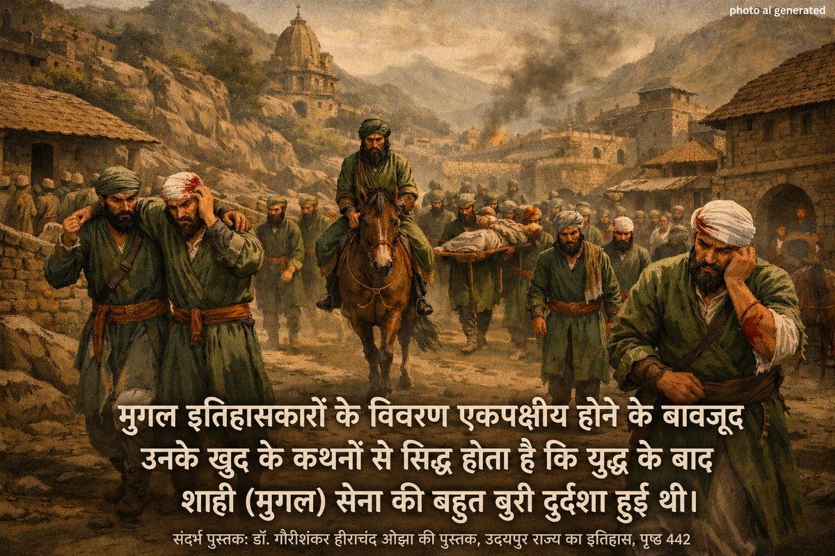GauravParmar000's tweet photo. अरावली की घाटियों में भील धनुर्धारियों के तीर शत्रु के लिए आतंक का कारण बन गए थे। उन्होंने प्रताप की सेना को स्थानीय भौगोलिक गुरिल्ला युद्धकला का अमूल्य सहयोग दिया।#HaldighatiVijay450 https://t.co/ADEkZbbVl9