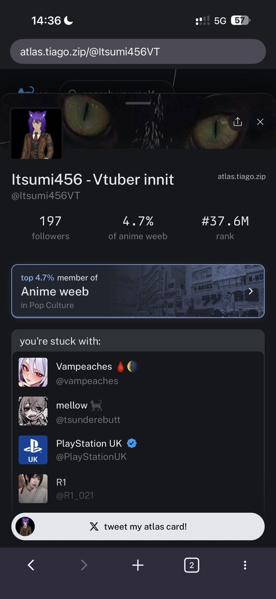 Itsumi456VT's tweet photo. Uhh I don’t know who anyone here is… Anime Weeb is kinda wild too cos I barely watch anime these days let alone talk about it on here lmao? https://t.co/uZmSVjTgIZ